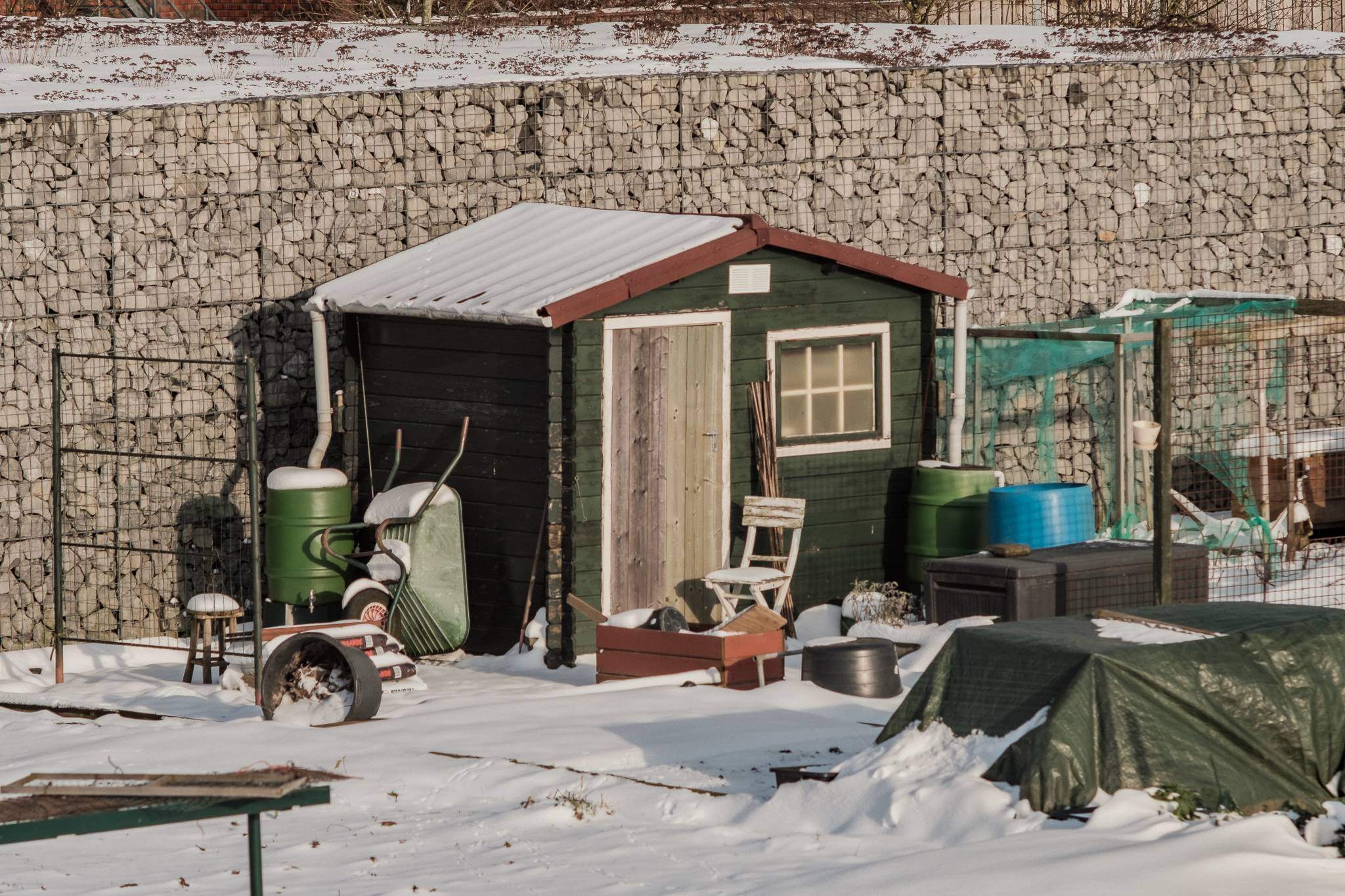 Mitchel Lensink de lens photography project winter allotment