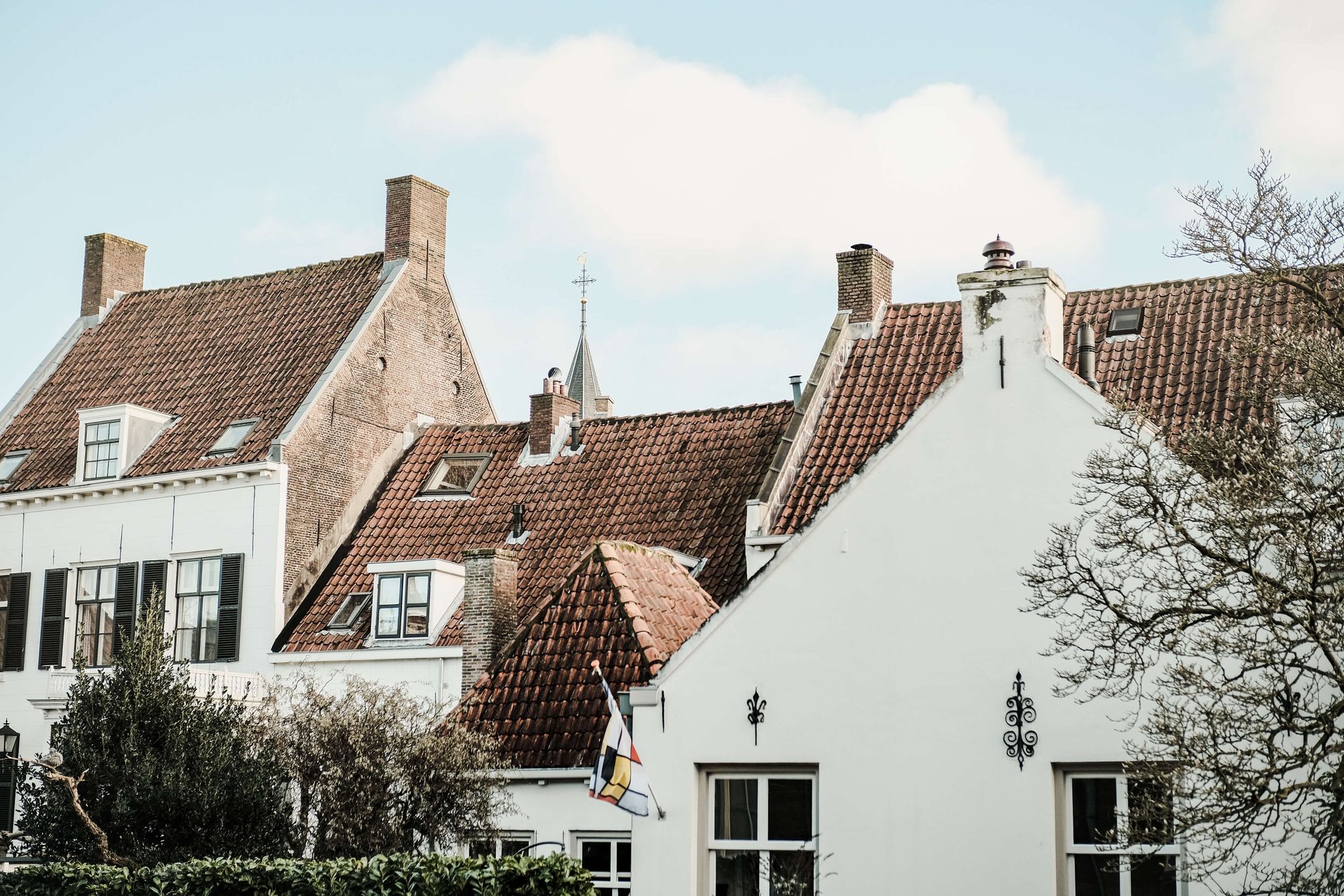 rooftops of Amersfoort on a sunny winter day